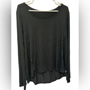 Zyia Black Long Sleeve Women's Top